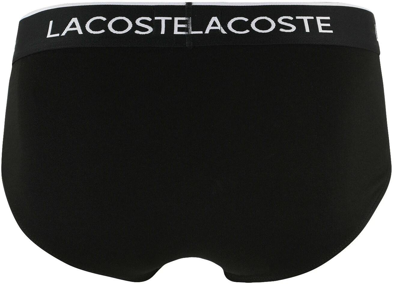 Lacoste 3-Pack Slips (8H3472)(8H3472-031) black Sous-vêtements homme