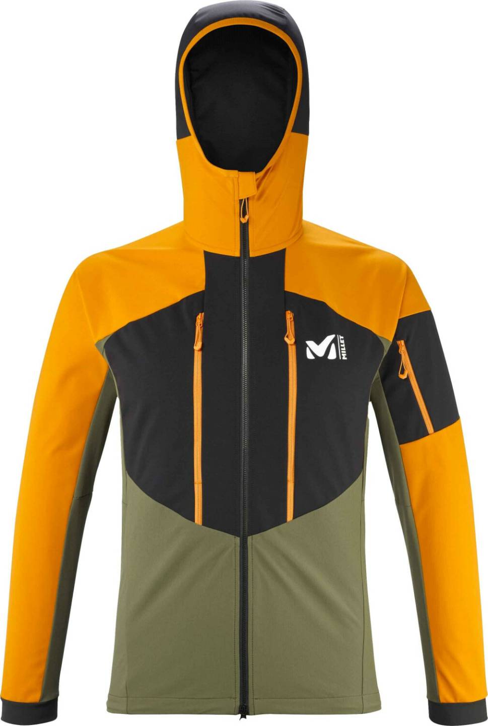 Millet Softshell Jkt WHITE SHIELD(MIV9905) ivy/maracuja Vêtements de sports d'hiver