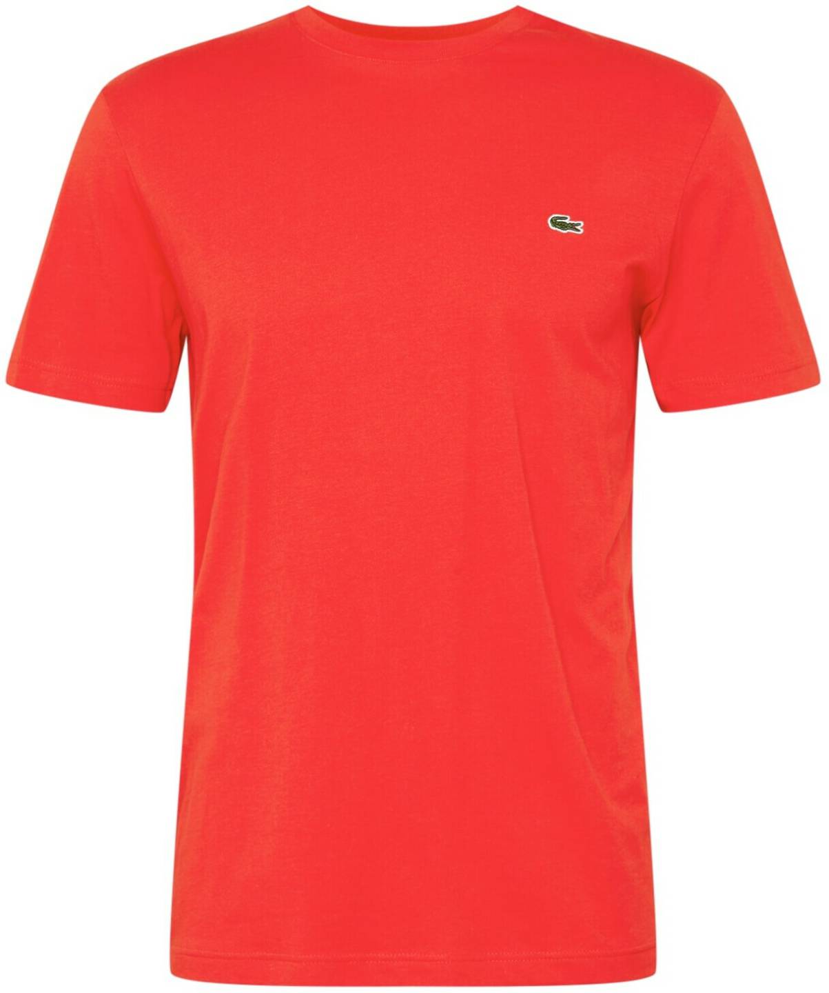 Lacoste Men's Crew Neck Jersey T-shirt (TH2038)crocodile red T-shirts homme