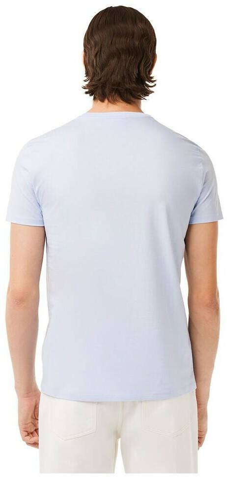 T-shirts homme Lacoste Men's Crew Neck Pima Cotton Jersey T-shirt (TH6709)light blue J2G