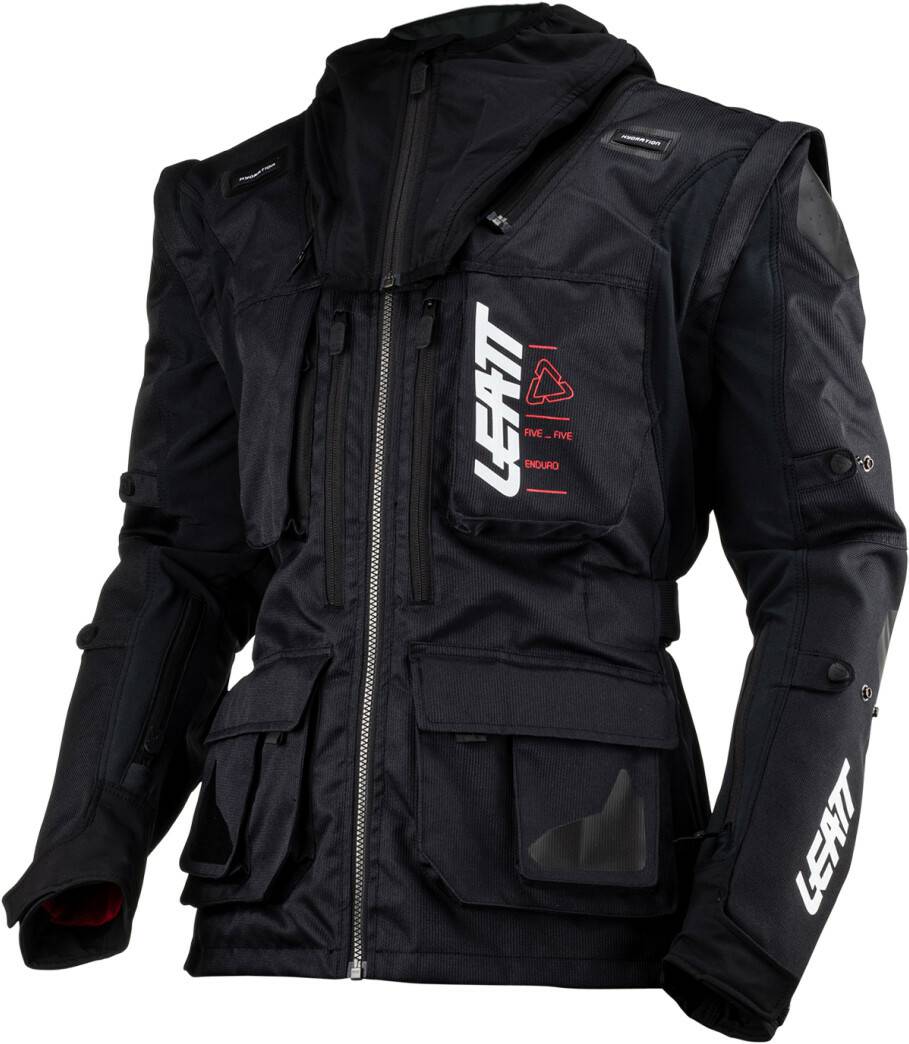 Vêtements moto Leatt Moto 5.5 Enduro JacketBlack