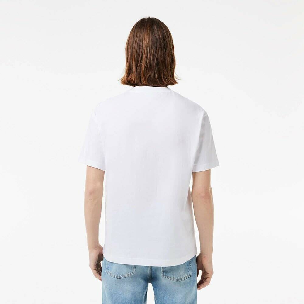 Lacoste Short Sleeve Shirt (TH7318)white T-shirts homme