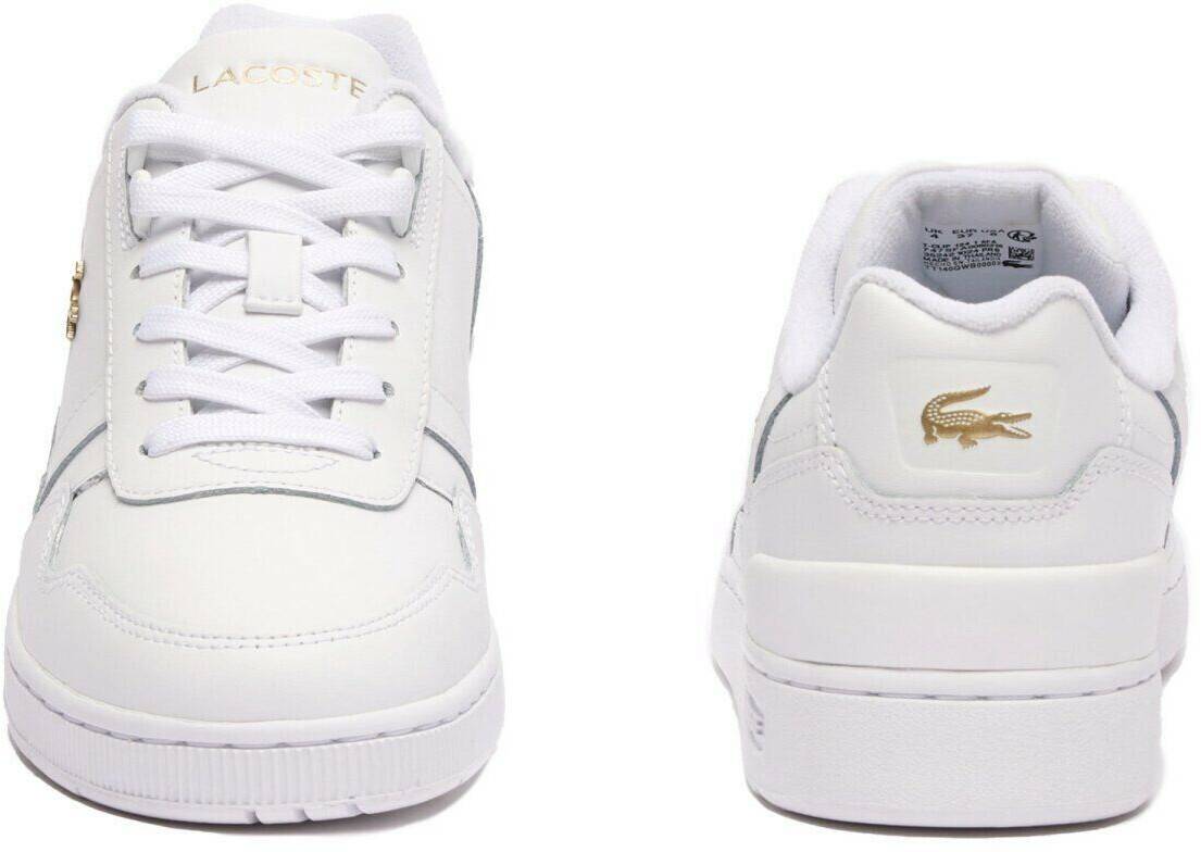 Baskets Lacoste T-CLIP Trainers Womenwhite/gold (47SFA0060)