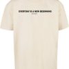 T-shirts homme Merchcode Shirt 'Hope' sand black