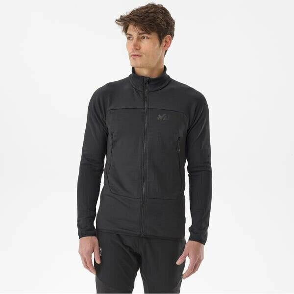 Outerwear Millet Fusion Grid Fleeceblack