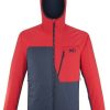 Outerwear Millet Magma Hybrid Hoodiesaphir/red