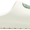 Chaussures de plage Lacoste Serve Slide 2.0 Evo blockoff white/green