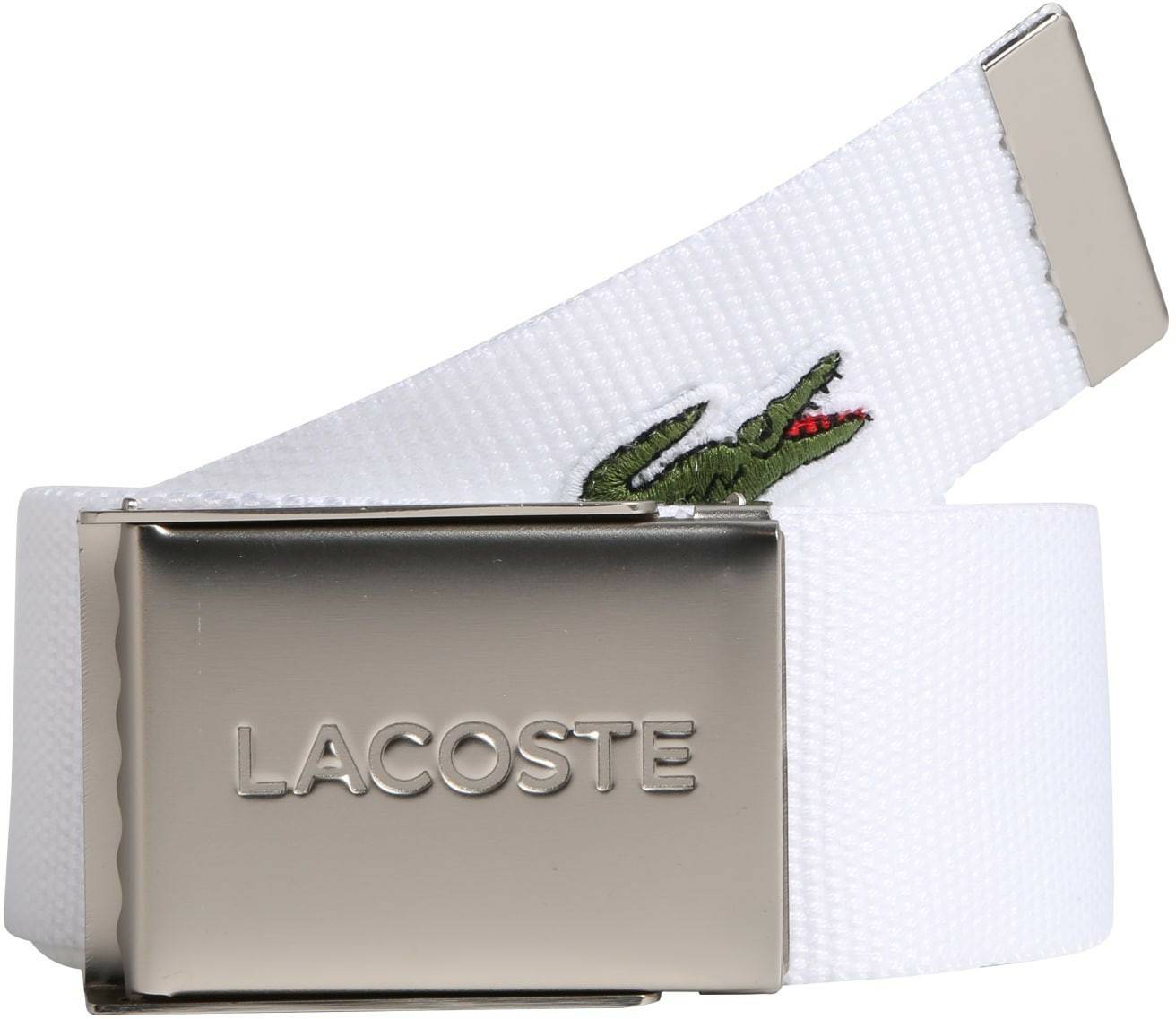 Lacoste Casual Woven Strap (RC2012)white (RC2012-001) Ceintures