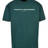 Merchcode T-Shirt 'Hope' emerald white T-shirts homme