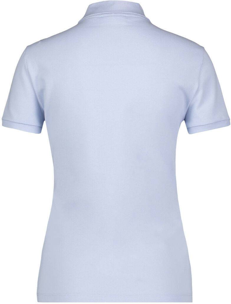 Lacoste Women's Stretch Cotton Piqué Polo Shirt (PF5462)light blue (PF5462-J2G) T-shirts femme