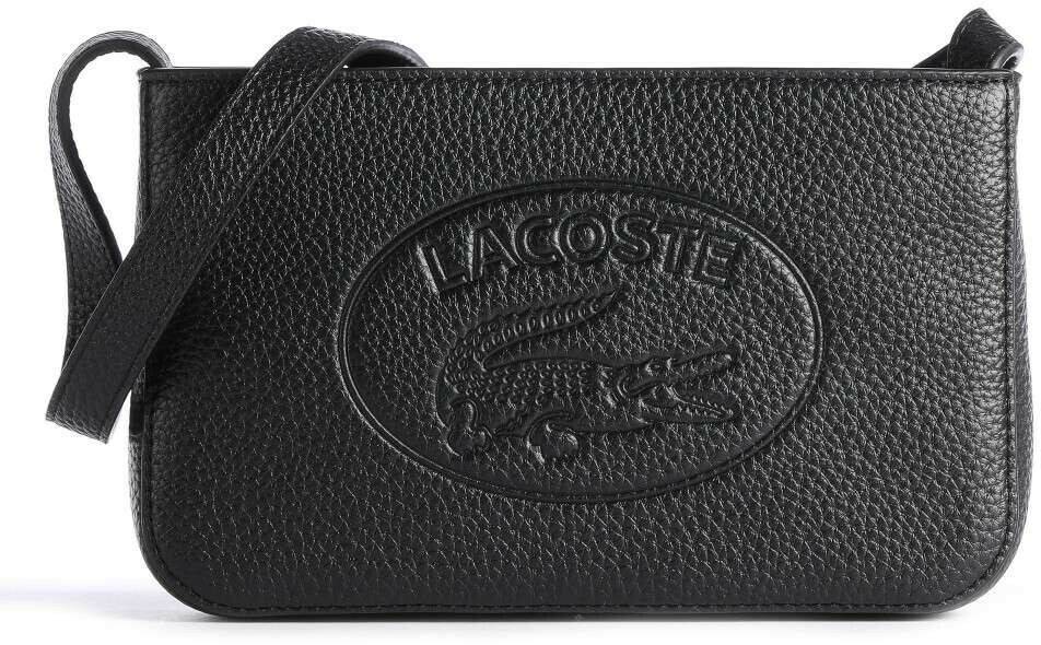 Lacoste Baguette Bag Croco Crewblack Sacs à main