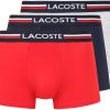 Lacoste 3-Pack Boxershorts (5H3386)marine/argent chine/rouge Sous-vêtements homme