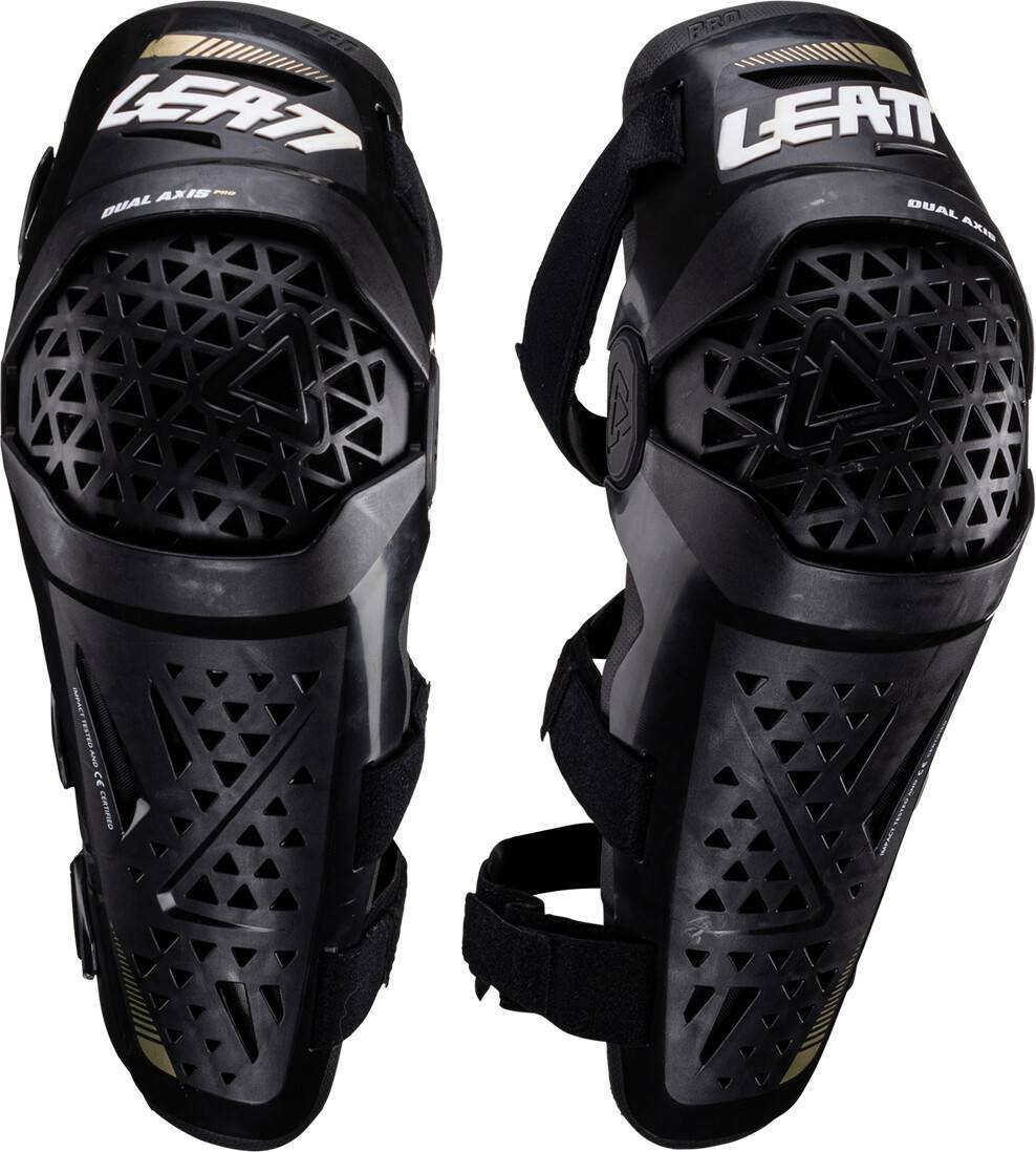 Vêtements moto Leatt Knee & Shin Guard Dual Axis Problack