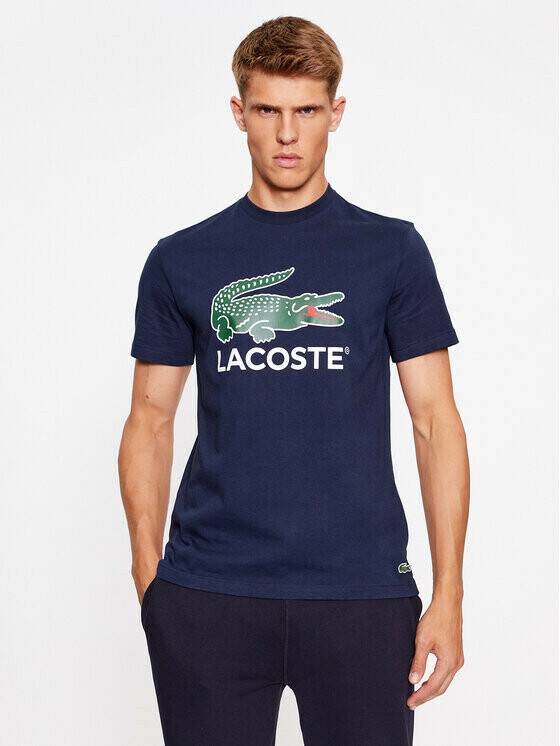 T-shirts homme Lacoste Short Sleeve T-Shirt (TH1285)T-shirt Logo TH1285-166 navy