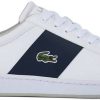 Lacoste Carnaby Evowhite/navy Baskets