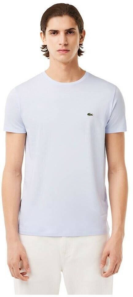 T-shirts homme Lacoste Men's Crew Neck Pima Cotton Jersey T-shirt (TH6709)light blue J2G