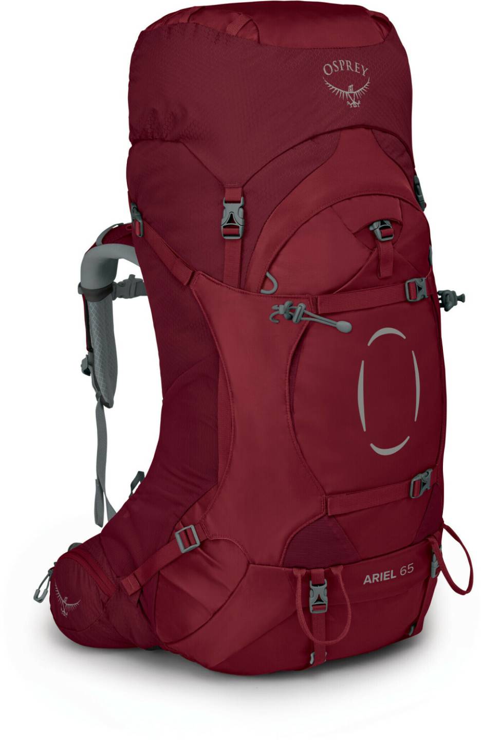 Osprey Ariel 65 (1-044)M/L claret red Sacs à dos