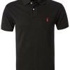 Polo Ralph Lauren Slim Fit Mesh Polo Shirt (481542)Poloshirt (710795080/006) black T-shirts homme