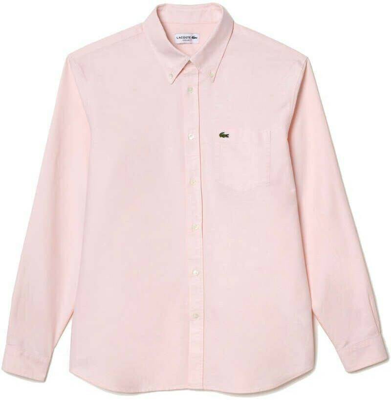 Lacoste Long Sleeve Shirt (CH1911)rose Chemises homme