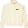 Pulls & sweats homme Lacoste Sweater Half Zip (Sh0069)creme