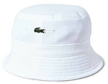 Lacoste Uni Organic Cotton Bucket Hatwhite Chapeaux