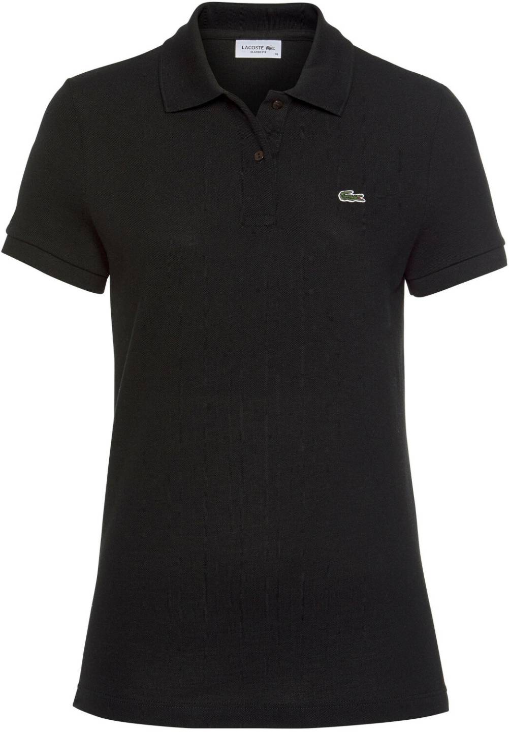 Lacoste Women's Lacoste Classic Fit Soft Cotton Petit Piqué Polo Shirt (PF7839)black (PF7839-031) T-shirts femme