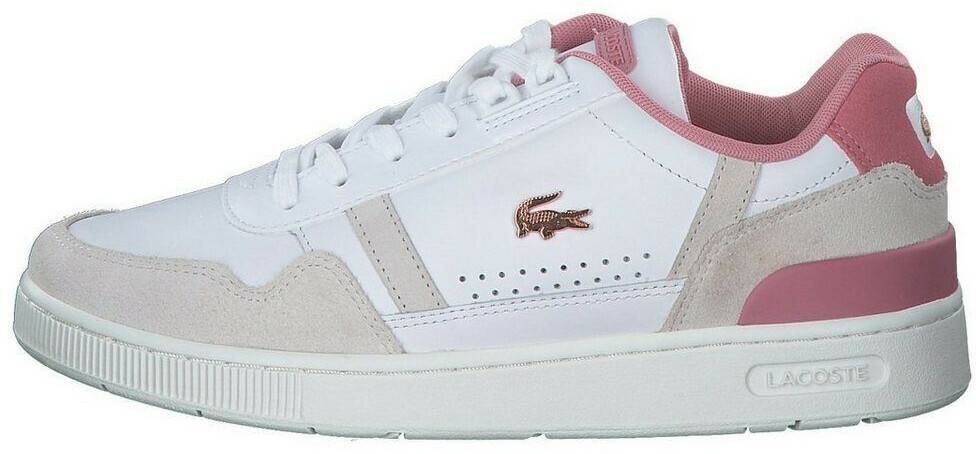 Baskets Lacoste T-CLIP Trainers Womenwhite/light pink (47SFA0082)