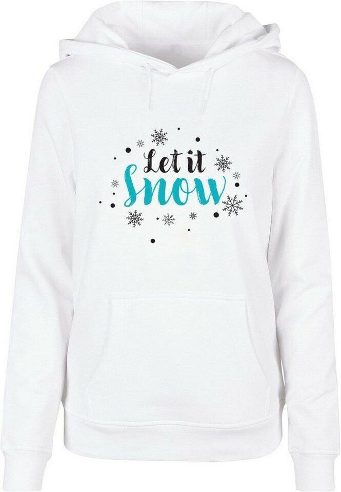 Pulls & sweats femme Merchcode Let it snow Basic Hoody white