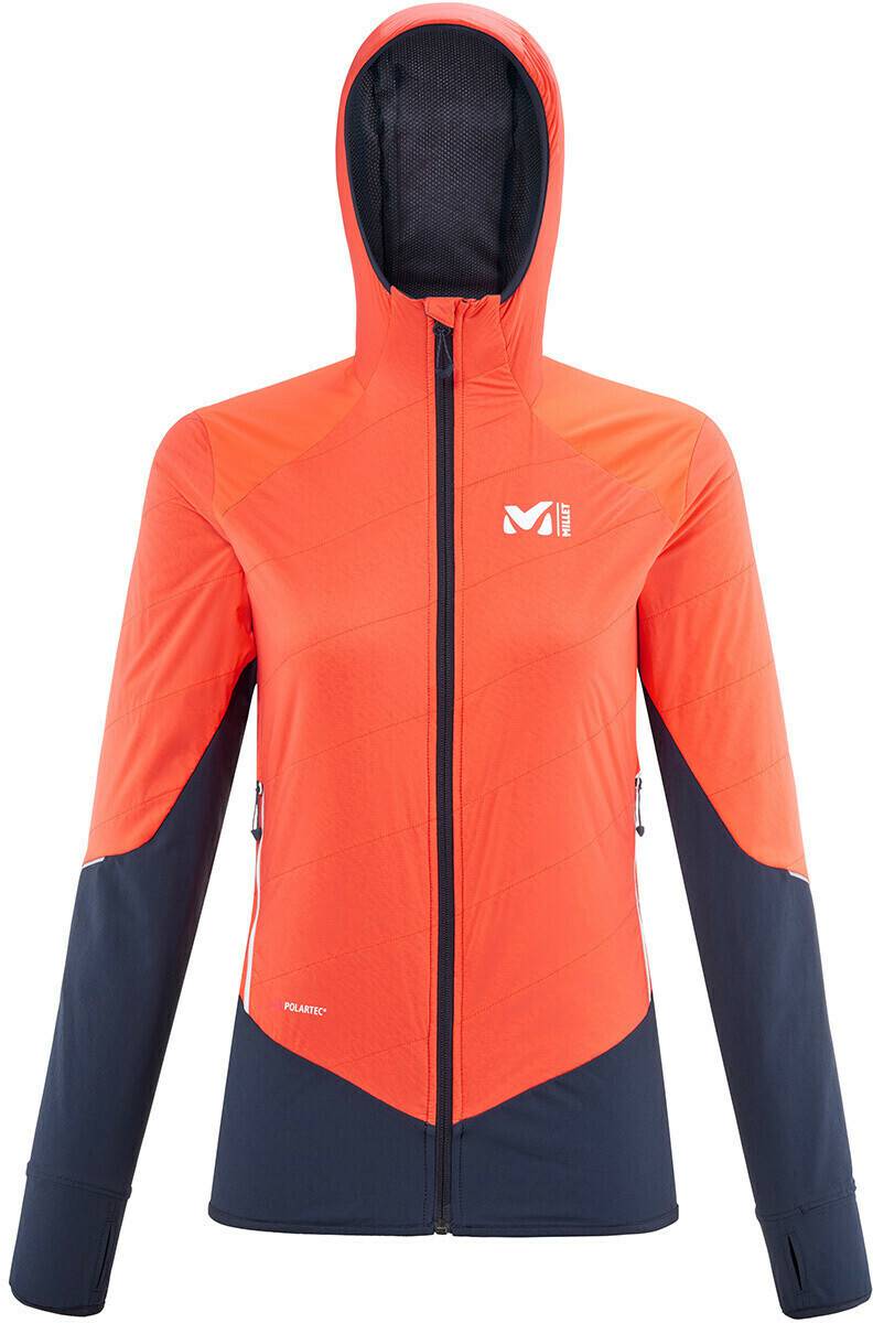 Vêtements de sports d'hiver Millet Touring Speed XCS Hoody Womensaphir/coral chrome