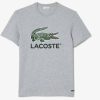 Lacoste Short Sleeve T-Shirt (TH1285)grey T-shirts homme