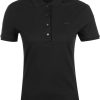 T-shirts femme Lacoste Women's Stretch Cotton Piqué Polo Shirt (PF5462)black (PF5462-031)