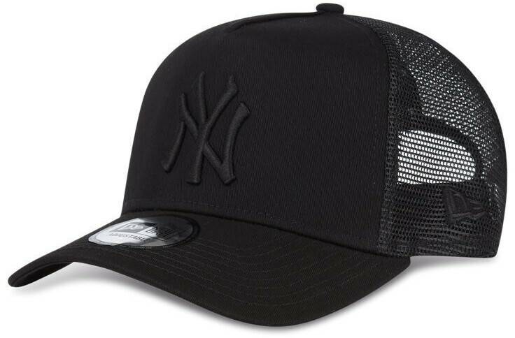 Casquettes New Era Clean A Frame TruckerNew York Yankees - black on black