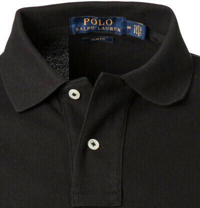 Polo Ralph Lauren Slim Fit Mesh Polo Shirt (481542)Poloshirt (710795080/006) black T-shirts homme