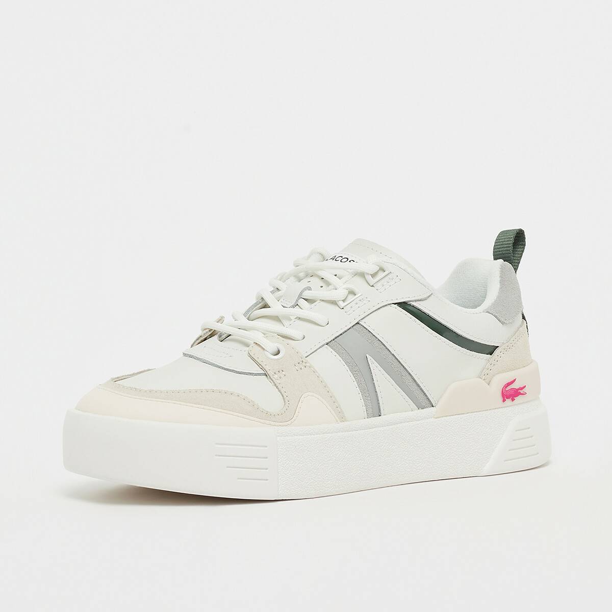 Baskets Lacoste L002 Women (leather)white/light grey