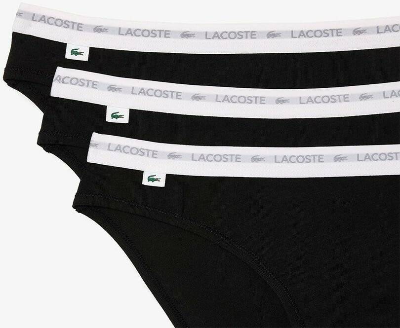 Lacoste 3-Pack Slip (8F1338)Panties (8F1338-031) black Lingerie femme