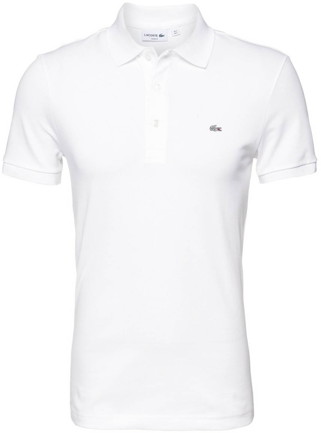 T-shirts homme Lacoste Slim Fit Polo Shirt Petit Piqué (PH4014)white