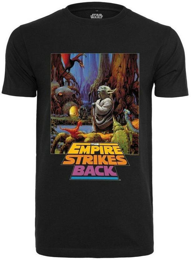 Merchcode Star Wars Yoda Poster Tee black T-shirts homme