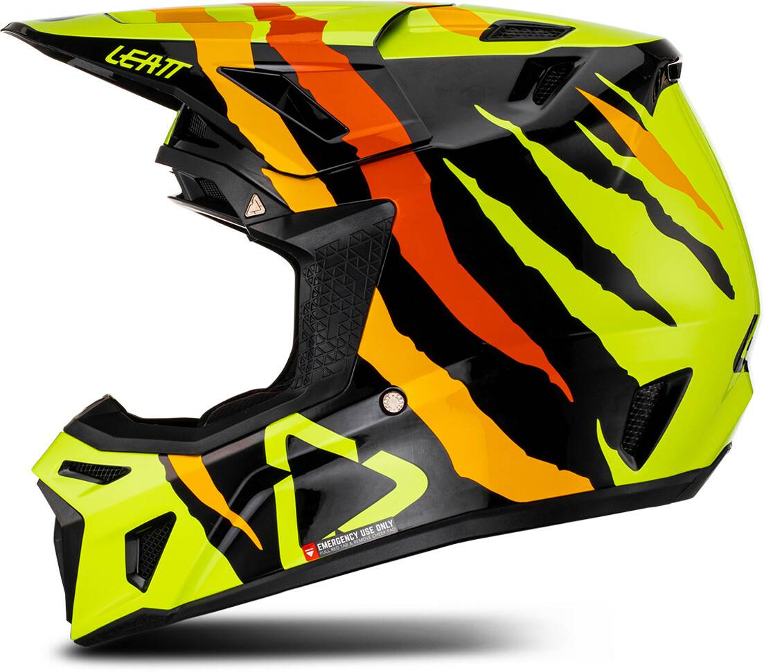 Leatt Kit Moto 8.5 V23 Composite with 5.5 gogglesCitrus tiger Casques moto