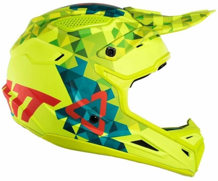 Leatt GPX 4.5 V22Blue/Yellow Casques moto