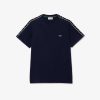 Lacoste Short Sleeve T-Shirt (TH7404)(TH7404-166) blue T-shirts homme