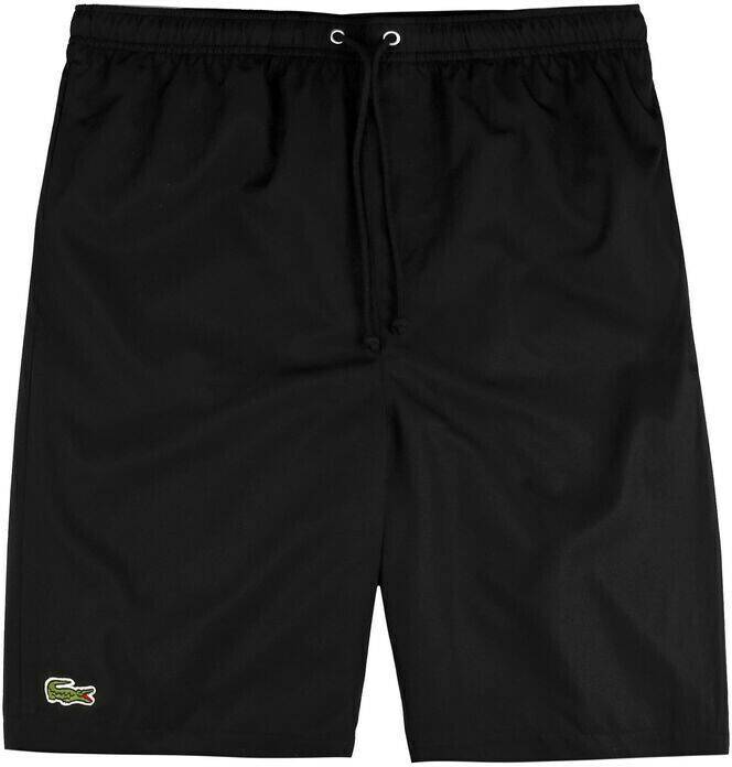 Lacoste SPORT Tennis Shorts in solid diamond weave taffeta (GH353T)black Sportswear