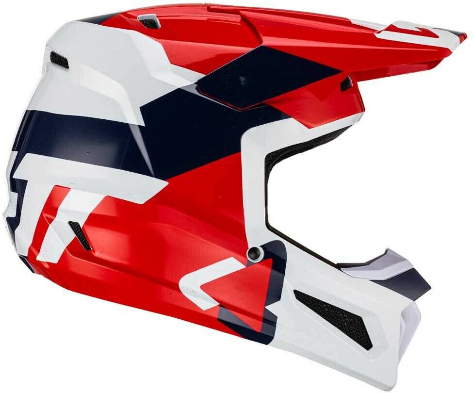 Leatt 2.5 V23 Motocross HelmetRed/White Casques moto