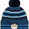 Bonnets New Era Bobble NFL HatLos Angeles Chargers