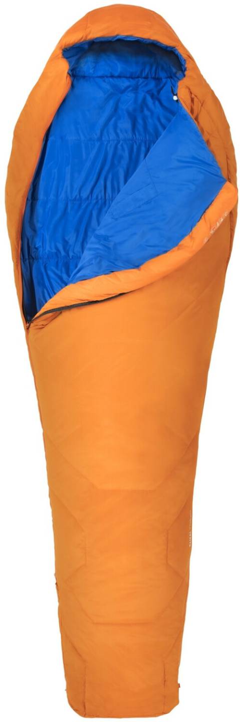 Sacs de couchage Millet Baikal 750 Mzip à gauche, orange