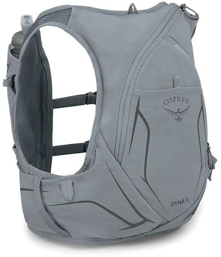 Osprey Dyna 6 with FlasksM slate grey Équipement running