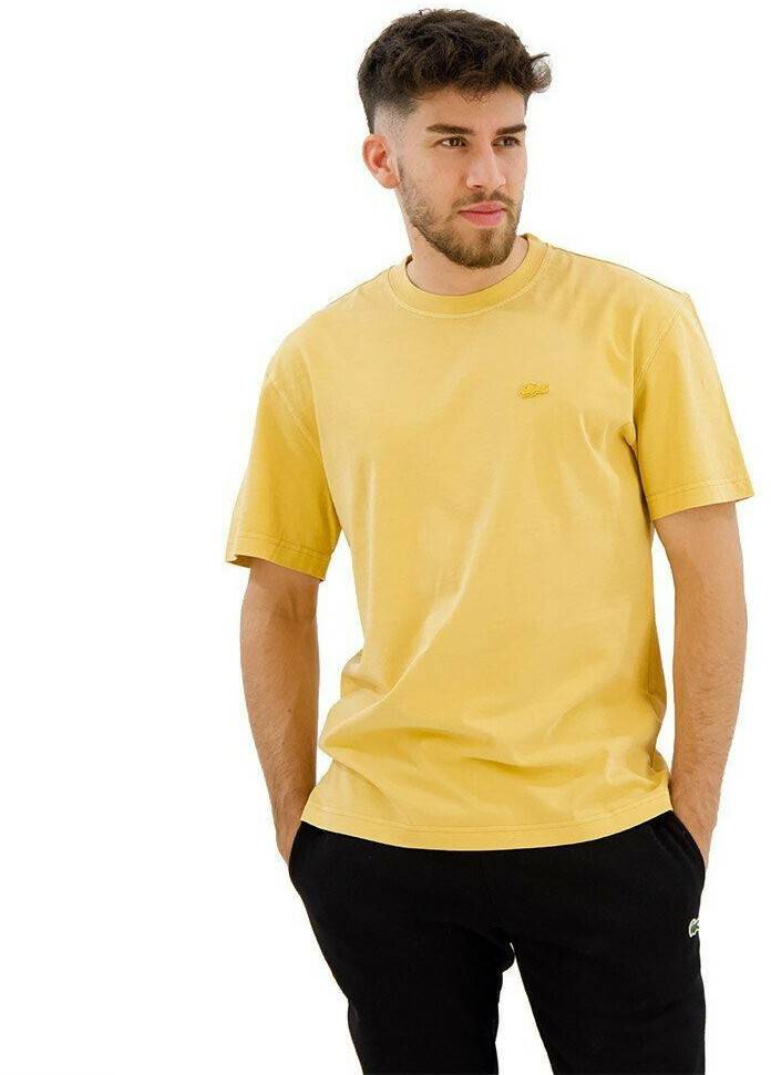 T-shirts homme Lacoste Short Sleeve T-Shirt (TH8312)yellow (TH8312-IVX)