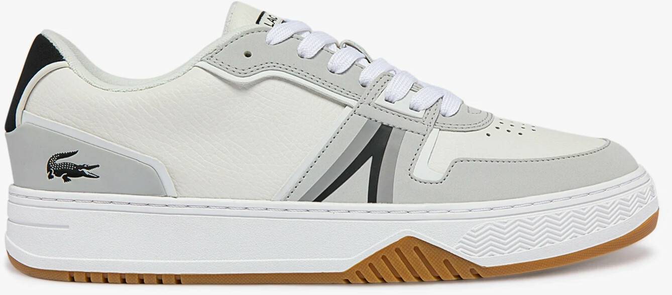 Lacoste L001 LeatherColour-Pop white/black Baskets