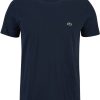 T-shirts homme Lacoste Men's Crew Neck Jersey T-shirt (TH2038)navy blue