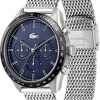 Lacoste Boston Chronographblue/silver strap Montres