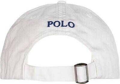 Polo Ralph Lauren Cotton Chino Baseball Cap (461540)white Casquettes